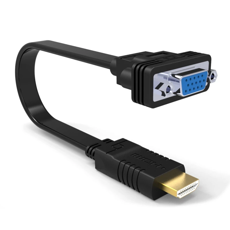 

Vmade HDMI to VGA Adapter 1080P HDMI Male to VGA Male Converter Digital to Analog for Laptop HDTV Video Cable VGA to HDMI
