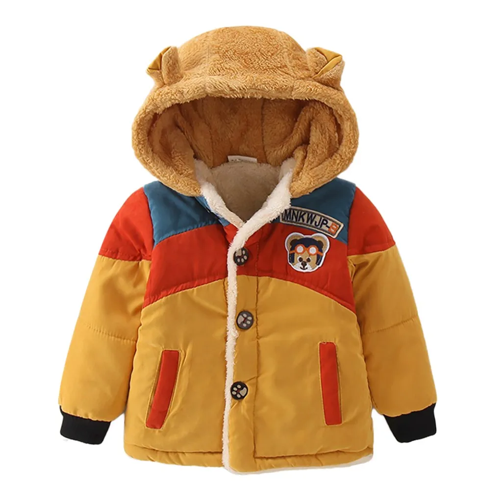 Зимние куртки для девочек ясельного возраста; зимнее ветрозащитное пальто с героями мультфильмов; утепленная верхняя одежда с капюшоном; куртка; Лидер продаж; L501002