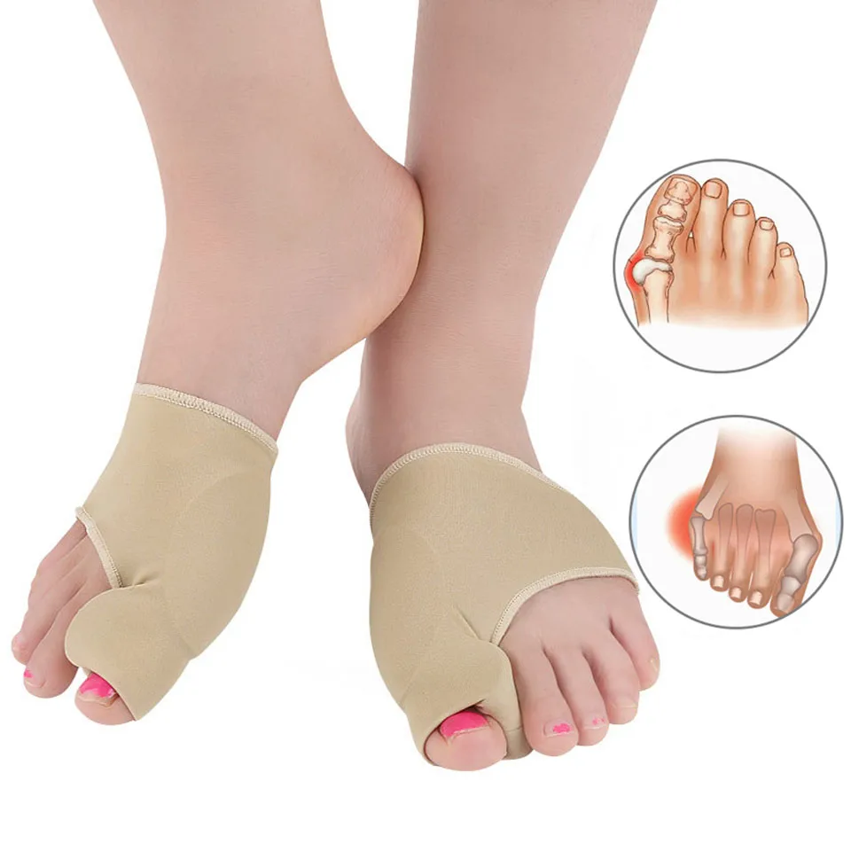Bunion Corrector Hallux Valgus Foot Pedicure Sock Bone Thumb Toe Separators Correction Splint Foot Straightener Updated Version