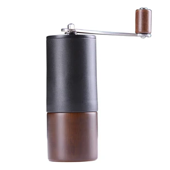 

Mini manual coffee grinder with CNC engraving burr coffee grinder10gcapacity