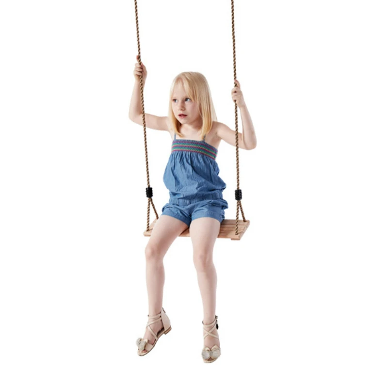 Child Outdoor Garden Tree Swing Rope Seat for Kids Swings Rocking Chair Wooden Board Hanging Kindergarten Playground Baby Toys Child Outdoor Garden Tree Swing Rope Seat for Kids Swings Rocking Chair Wooden Board Hanging Kindergarten Playground Baby Toys