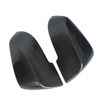 

2Pcs Car Smooth Carbon Fiber Rearview Mirror Cover for Bmw 1 2 3 4 X Series F20 F30 F32 F80 E84 2012-2018