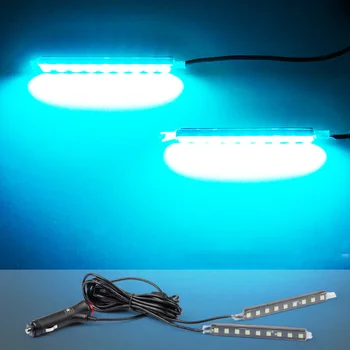 

2 In 1 Strip Dash Floor Automotive Atmosphere Car Interior Foot Night USB Led Decorative Ambient Light