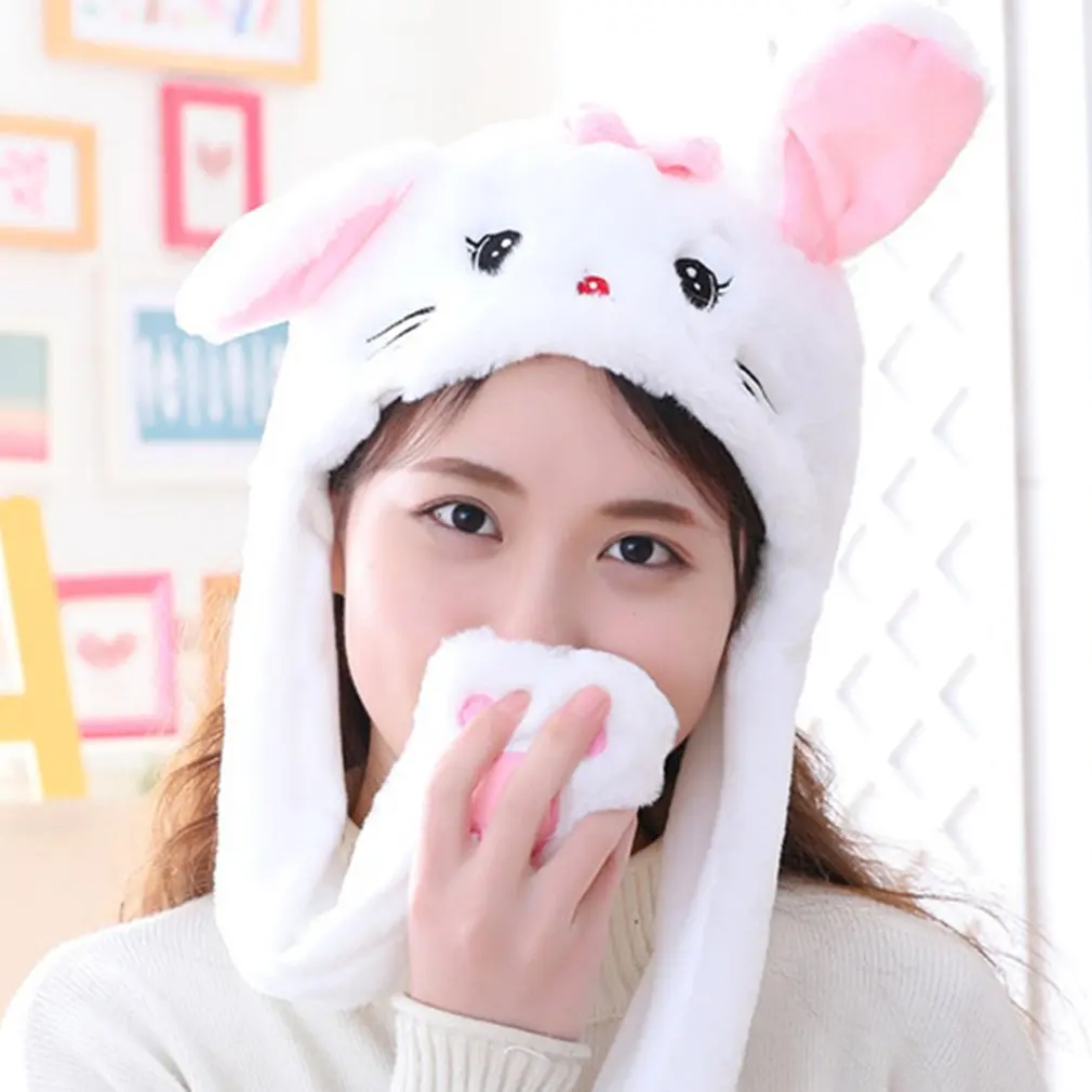 Тряски той же сети Красного кролика рандомные уши кроличья шапка слон панда