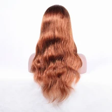 WINBO Малазийские Волосы красно-коричневый волна 13x6 Синтетические волосы на кружеве al парики Волосы remy черный Для женщин парики 13x4 Синтетические волосы на кружеве парики