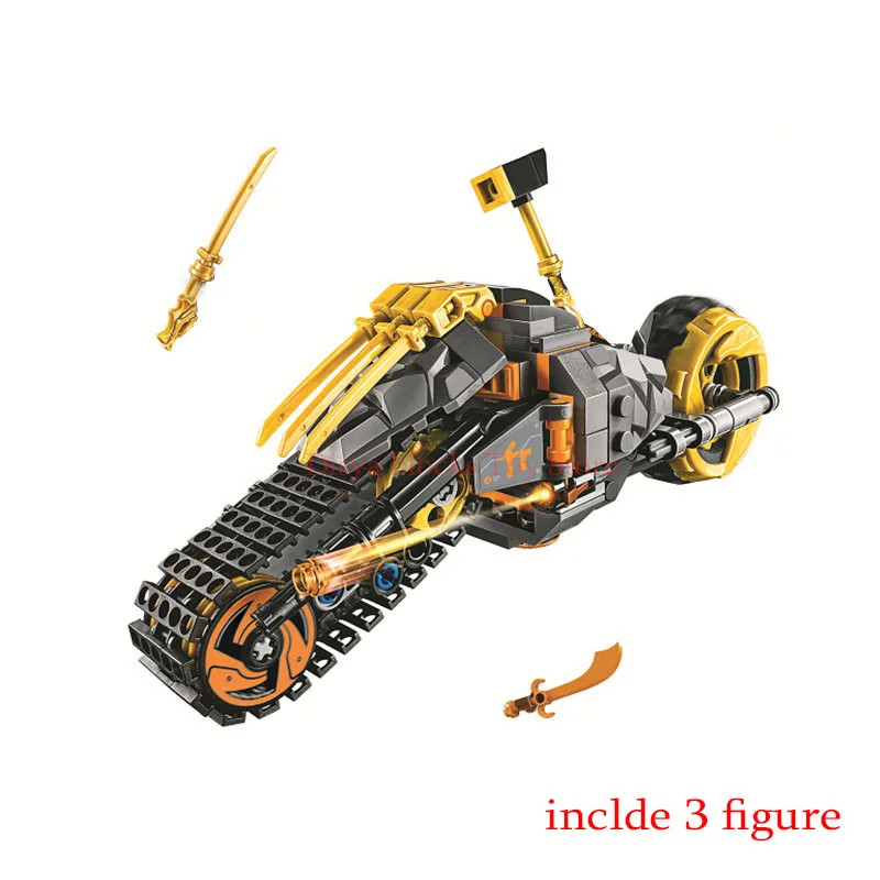 

NEW Ninjagoed Coleâ€™s Dirt Bike Building Blocks Kit Bricks Classic Movie Ninja Model Kids Toys For Children Gift