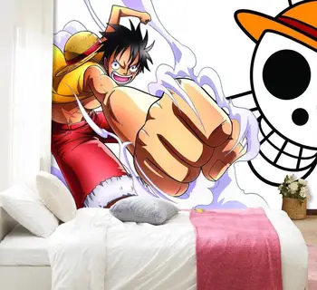 

[Self-Adhesive] 3D ONE PIECE 404 Japan Anime Wall Paper mural Wall Print Decal Wall Murals Belly