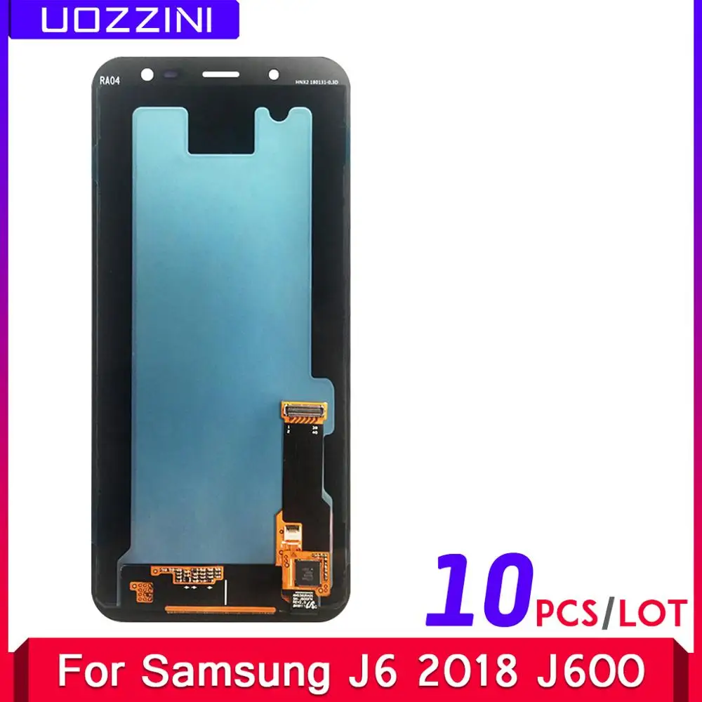 

10 Pcs/Lot 5.6'' Super AMOLED LCD Display J6 For Samsung Galaxy J6 2018 J600F J600G Touch Screen Assembly Replacement