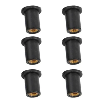 

Black M6 bushing Metric M6X5mm Windscreen/Fairing Rubber Well Hot Sale