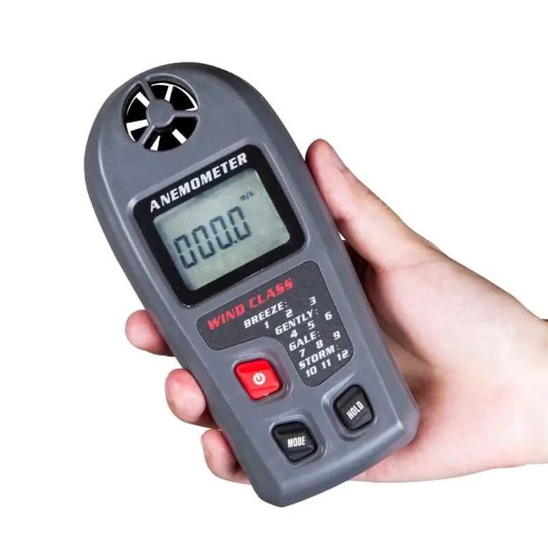MT-20 переносной ЖК-дисплей цифровой анемометр счетчик Анемометр Windmeter 30 м/с Ручные измерения Tool63HF