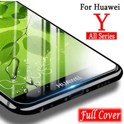 Полное покрытие из закаленного стекла для huawei Y9 Prieme Y6 Y7 Y5 2019 протектор экрана для huawei Y5 Lite Y7 Y6 Prime Y3 2018 2017 пленка