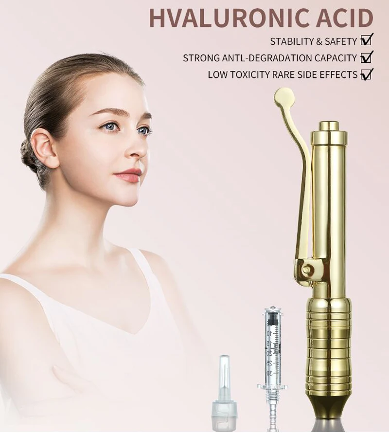 

Hyaluronic Acid Pen Filler dermal with Syringe For Anti Wrinkle Lifting Lips Hyaluron Guns Atomizer Hyaluronique Pen Injection