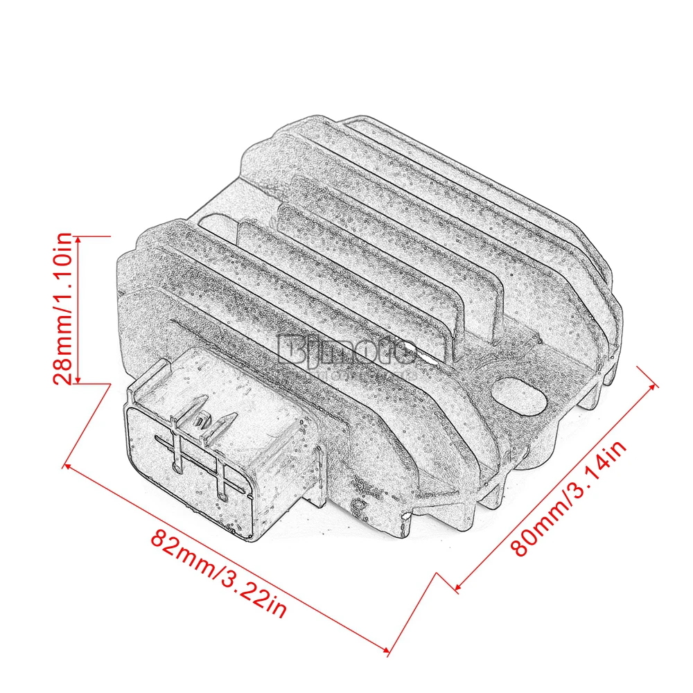 Мотоцикл DC12V регулятор напряжения Выпрямитель для Suzuki 32800-05G00/05G11/05F20 LTF250 Ozark LTZ250 Quadspor RMX450Z RMX450