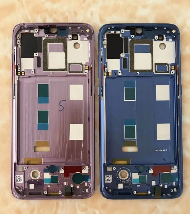 Для Xiaomi 8 передний ЖК-корпус средняя рамка лицевой панели рамка+ Боковая кнопка для Xiaomi 8/M8/Mi8 запасные части с наклейками