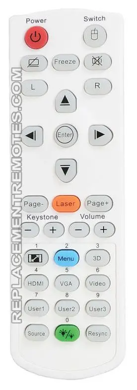 

Оригинальная Замена для проекторов Optoma W311 X402 EH345 EH412 EH412ST W319USTi W320USTiP W355 EH416 EH490, пульт дистанционного управления