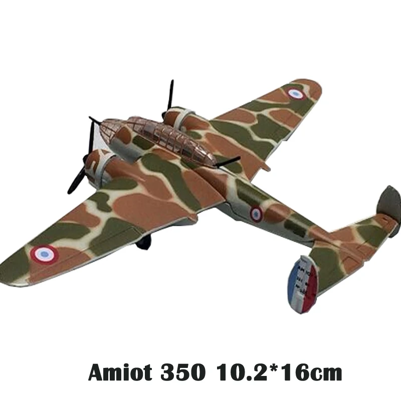 Amiot WW2 Британский Vickers Wellington Тяжелый бомбардировщик Северная Африка боевой самолет военный самолет модель 1:144 литая под давлением коллекция - Цвет: Amiot