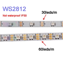 

1m/2m/3m/4m/5m WS2812B Smart pixel led strip light;30/60/144 pixels/leds/m;WS2812 IC;IP30/IP65/IP67,DC5V led strip tape