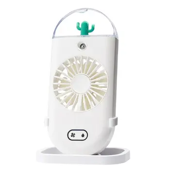 

Handheld Misting Fan Mini Rechargeable Operated Misting Fan Portable Personal Fan with Spray Bottle Water