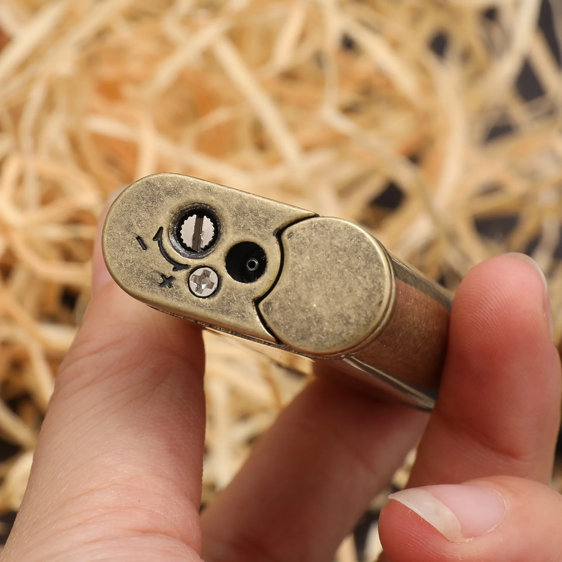 Metal Turbine Pipe Lighter Outdoor Portable Gadget