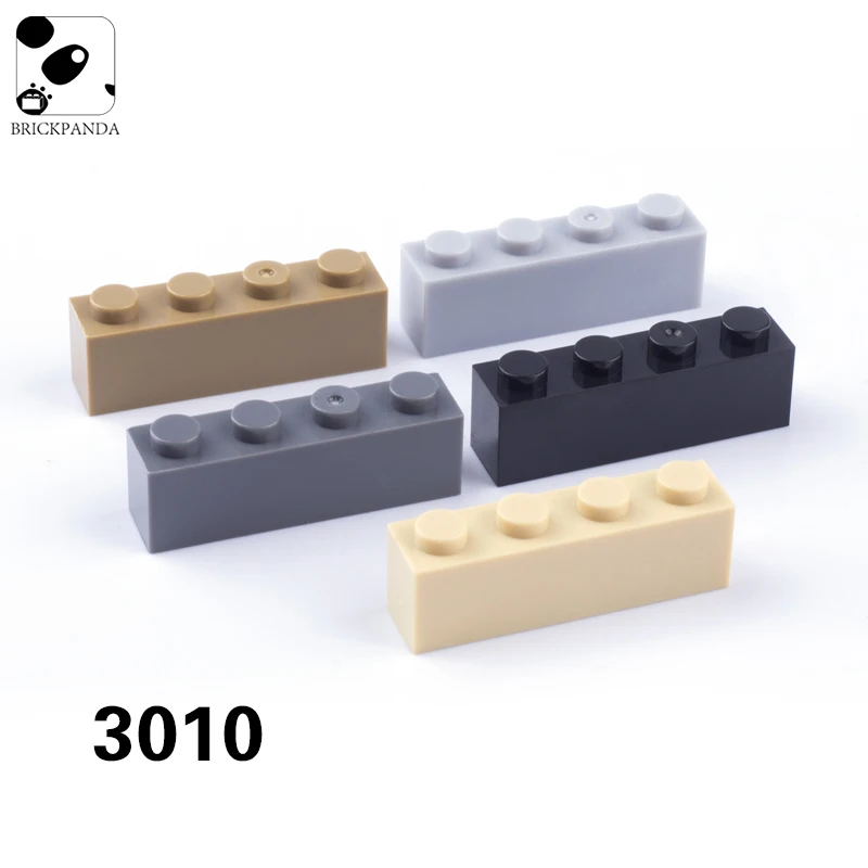 10PCS City DIY Building Block Figures Parts Thick Bricks 1X4 Compatible Assembles Particles 3010 Educational Plastic Kid Toys | Игрушки и
