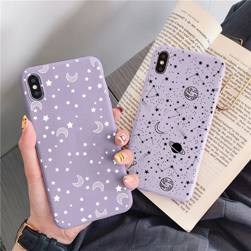 Чехол с планетами звездами Луной для Huawei P30 P20 P40 Honor 20 10 10i 10X Lite E Pro Y6 Y7 Y9 P Smart 2019 2020 2021
