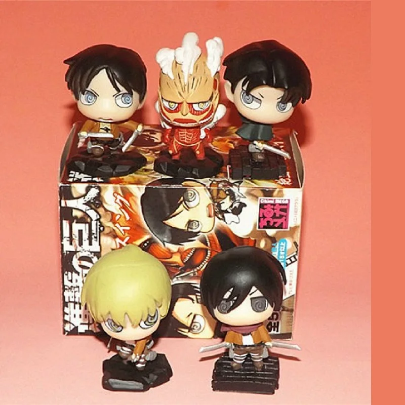 attack on titan mini figures