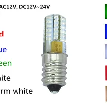 AC DC 12V E14 DC24V светодиодный лампы цвета E14 12V светодиодный синий E14 AC12V красный светодиодный Свеча светильник люстра лампа E14 DC12V с украшением в виде кристаллов светильник лампочка