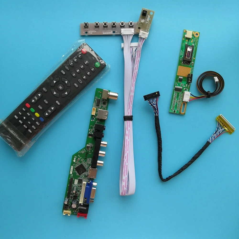 Для LTN150PG-L01 USB плата контроллера 30pin VGA HDMI AV 1 лампы 1" разрешение ТВ цифровой сигнал интерфейсный модуль 1400X1050