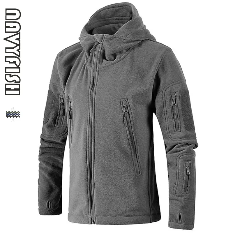 Военный тактический Открытый Soft Shell флисовое пальто Для Мужчин Армия Polartec Спортивная Термальность Охота Пеший Туризм Спортивная одежда, пальто с капюшоном