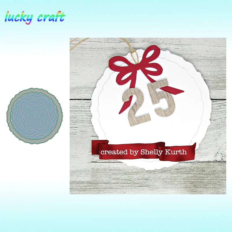 

Tree Rings Frame Metal Cutting Dies for DIY Scrapbooking Embossing Paper Card Album Decoration Crafts Dies Cut 2019