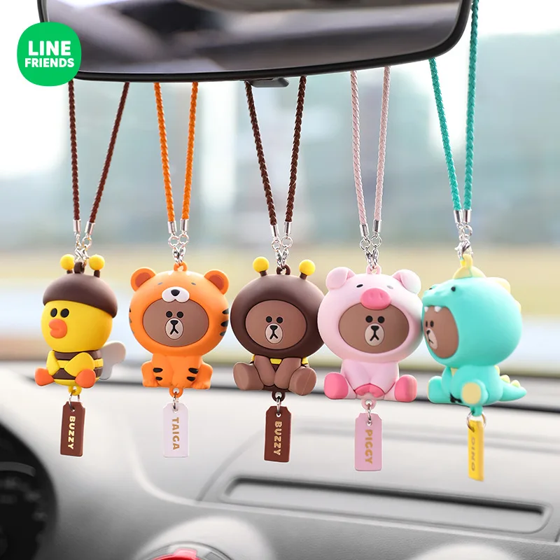Line Friends Carton Brown Cony Sally Key Chain Hanging Rope for Girl | Мобильные телефоны и аксессуары