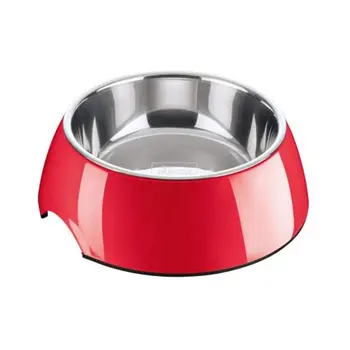 

Hunter Melamine Bowl Food And Drinking Bowl For Dogs And Cats With Removable Stainless Steel Bowl Plain-Colored