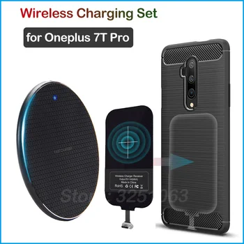 

Qi Wireless Charging Device for Oneplus 7T Pro Wireless Charger & USB Type C Adapter Charging Receiver Gift Phone Case 1+7T Pro