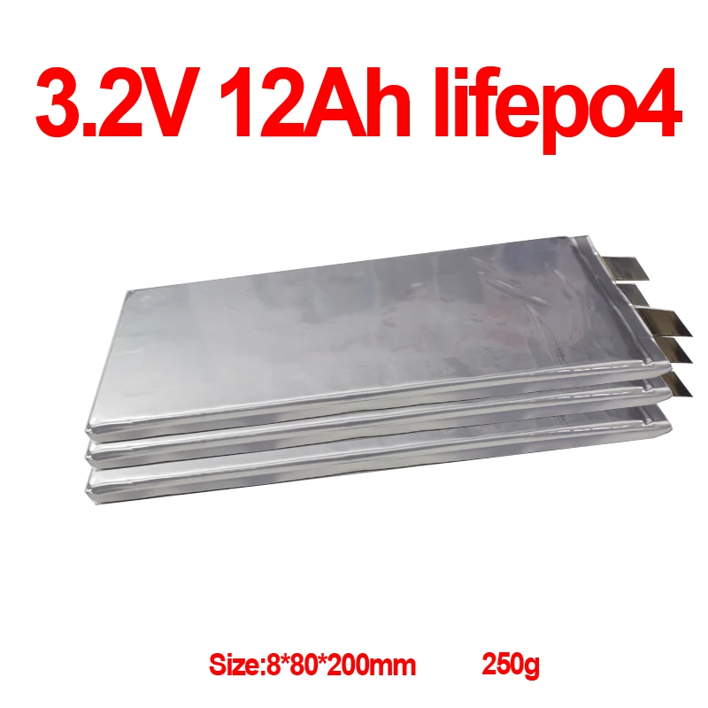 Lifepo4 3,2 v 12Ah литиевая батарея без 3,2 v 10Ah литиевая железная фосфат батарея для 24v 12v велосипедные фонари скутера солнечная панель автомобиля