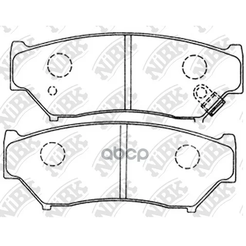 Колодки Тормозные Дисковые Pn9301 NiBK арт. PN9301