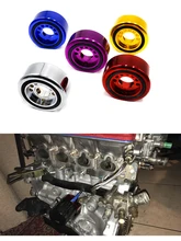 

Fuel Supply Treatment, Car Engine Oil Supply Oil Filter Adapter Sandwich Plate Cooler Adapter Kit for Honda Acura LS B20