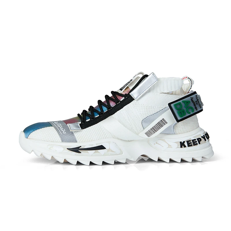 

Autumn and winter dad shoes ins fashion casual shoes South Korea version of high-top sports shoes thick-soled high boots