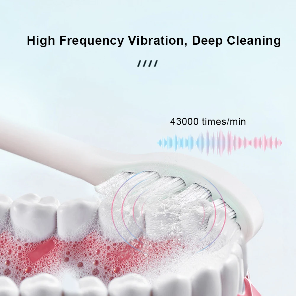 Sonic Toothbrush Electric Toothbrush USB Rechargeable Tooth Brushes Portable Automatic Teeth Clean Adult Brush IPX7 Waterproof Sonic Toothbrush Electric Toothbrush USB Rechargeable Tooth Brushes Portable Automatic Teeth Clean Adult Brush IPX7 Waterproof