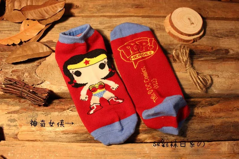 Kids Cotton Socks Hot Women Men Avengers Marvel Cartoon Batman Superman Fashion Socks Novelty Funny Casual Spring Summer Socks - Цвет: L07