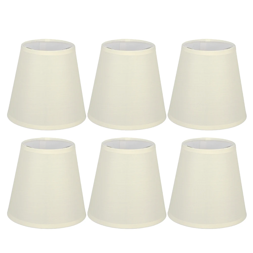 6Pcs European Style Lampshade Modern Fabric Lamp Cover For Chandelier Wall Li GF 