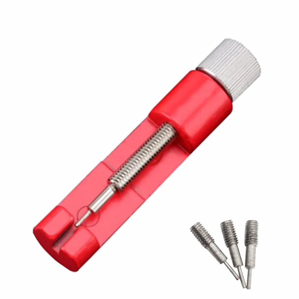 10pcs/set Watch Repairing Tools Kit Durable Watch Belt Holder Pin Punches Hammer Set Household Watch Maker Tools Kit