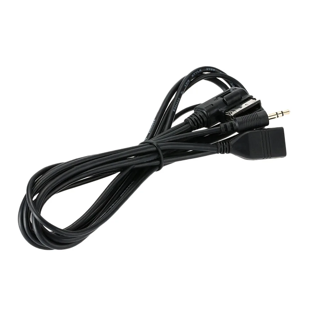 Music AMI MMI интерфейс USB зарядное устройство 3,5 мм мини джек Aux MP3 кабель для VW для AUDI S5 Q5 Q7 A3 A4L A5 A1