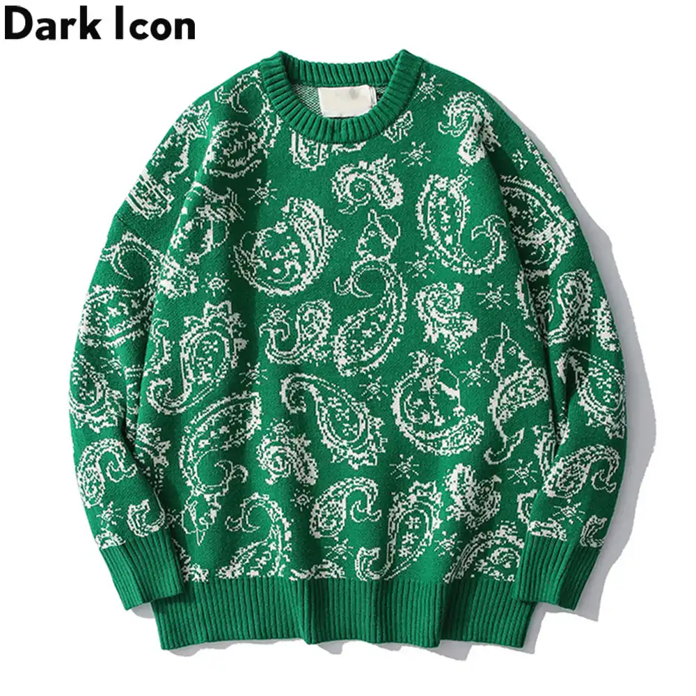 blue bandana sweater