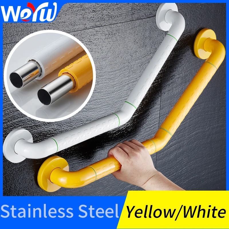 

Bathroom Safety Shower Handrails Grab Bars for Elderly Grab Bar Stainless Armrest Toilet Handrails Support Stainless Steel