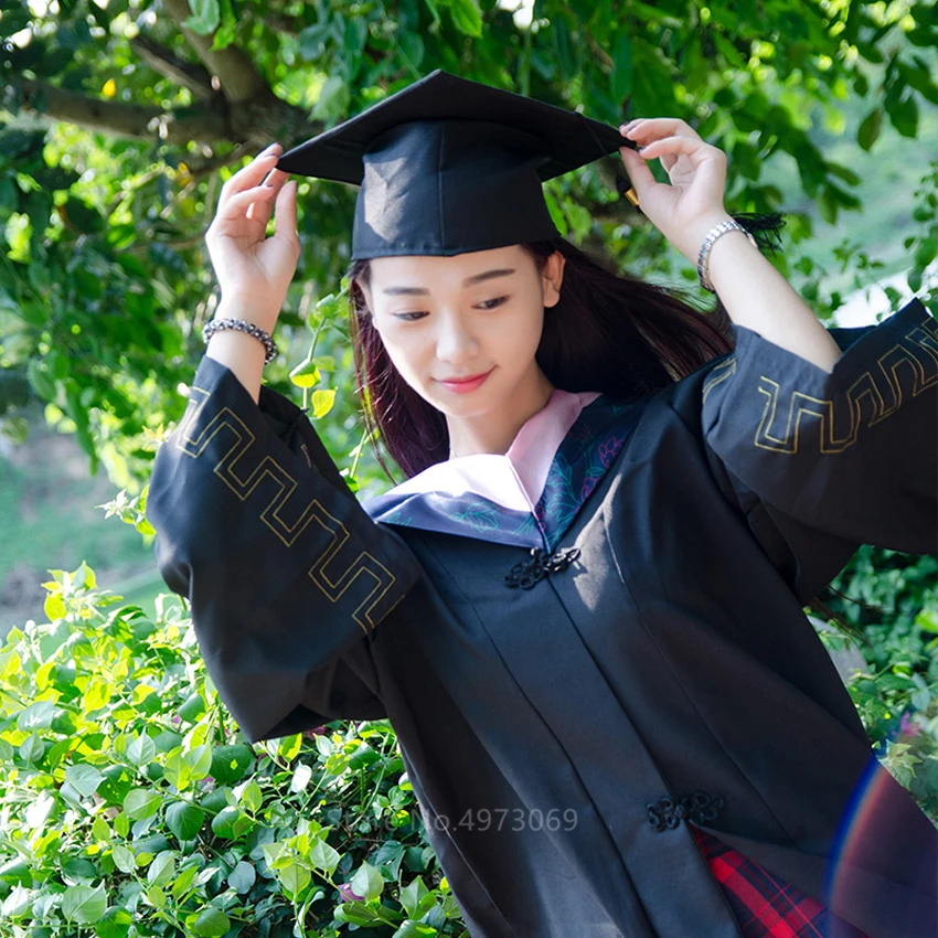 Graduation Gown Cap with Tassel Unisex Academic Gown High School and  Bachelor | eBay