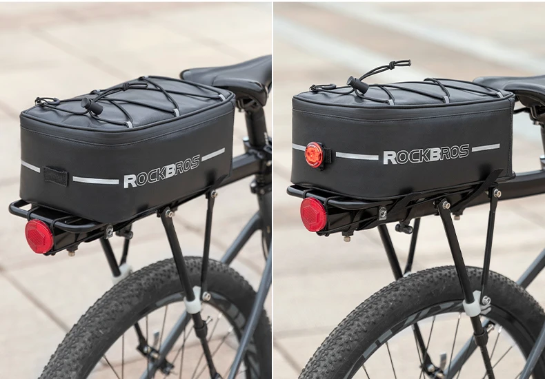 Bicycle Rear Seat Bag Bicycle Rear Bags Waterproof Cycling Travel Trunk Bag Seat