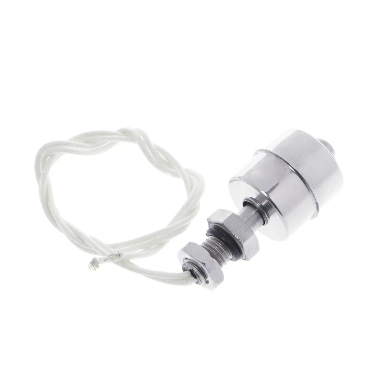 

Stainless Steel Vertical Liquid Water Level Sensor Internal Float Switch 45mm Line 35CM 10W G08