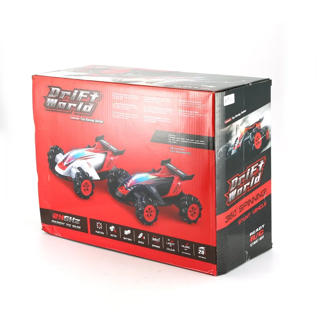 Z108 2,4 GHz 1/10 RC автомобиль Дрифт 360 градусов спиннинг трюк 20 км/ч Mecanum Omni колесо внедорожный автомобиль со светом и музыкой