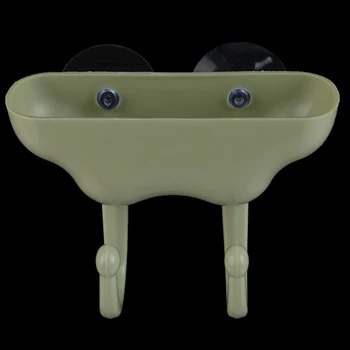 

1 Pc Punch-free Soap Box Bathroom Drain Soap Holder Bathroom Wall Hanging Rack