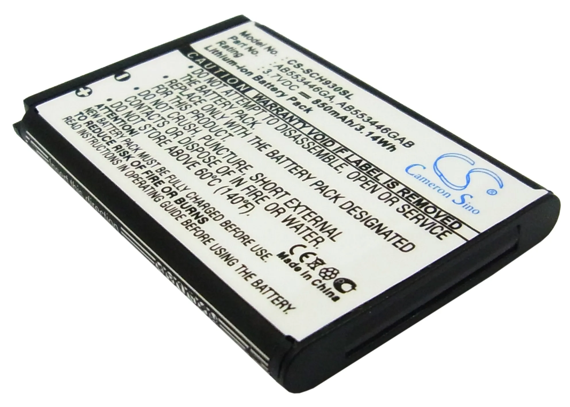 CS 850 мАч/3.1Wh батарея для Samsung SCH-A645 A870 A930 A990 A640 A960 AB553446GA AB553446GAB AB553446GABSTD AB553446GE |